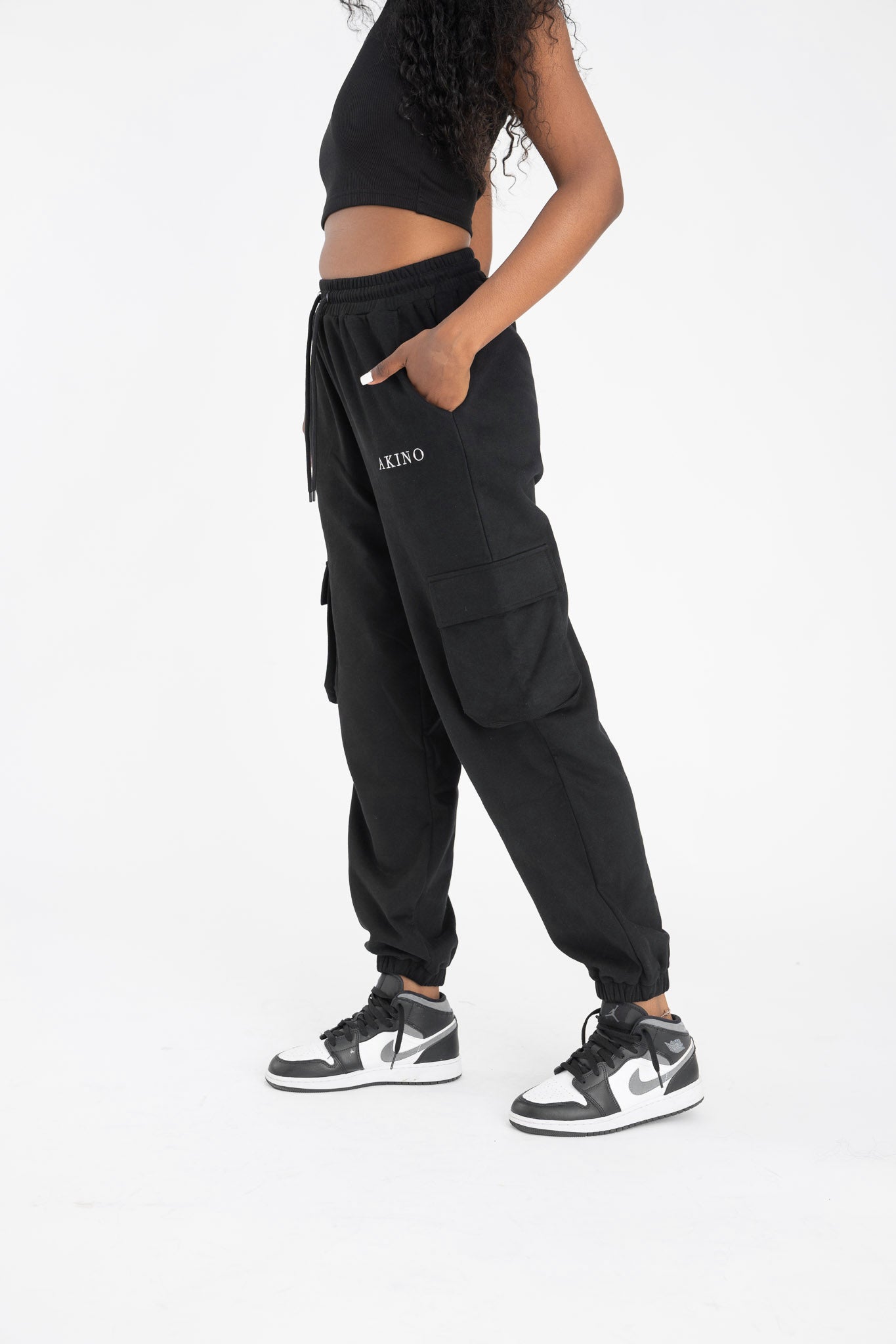 EVIE JOGGERS IN BLACK